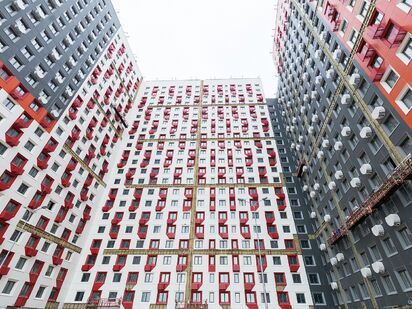 Фасад (корп. 1), стадия строительства. Фото декабрь 2020 г. ЖК «Городские истории»|Новострой-М