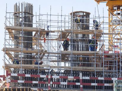 Возведение корпуса. Съемка от 16.05.2019 года. ЖК Capital Towers (Кэпитал Тауэрс)|Новострой-М