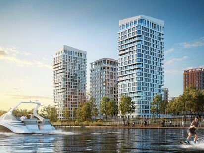 Со всех сторон — река и заповедник Москворецкого природного парка ЖК «Остров»|Новострой-М