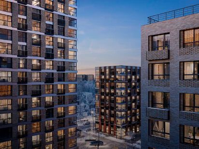 Фасады. Жилой квартал LIFE Варшавская|Новострой-М