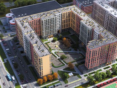 Все здания объединены общей архитектурной концепцией и оснащены вентилируемыми фасадами, с утеплением специальными минераловатными плитами. ЖК «Императорские Мытищи»|Новострой-М