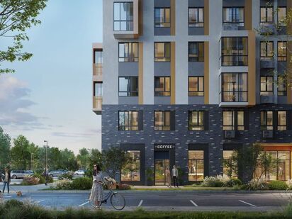 Монолитные дома высотой 11-12 этажей с закрытыми дворами. ЖК «Пятницкие Луга»|Новострой-М