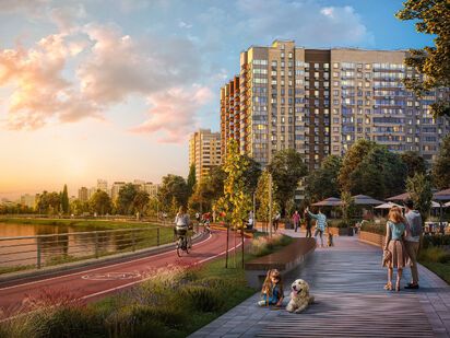 В микрорайоне возведены монолитные многосекционные
корпуса высотой от 15 до 17 этажей и соответствующих объектов инфраструктуры. «Люберцы»|Новострой-М