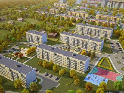 Генеральный план второй очереди. ЖК «Дружный»|Новострой-М