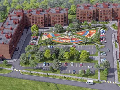 Вид на корпус 1, 15, 17. ЖК «Новое Замитино»|Новострой-М