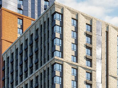 Стильная кирпичная архитектура в трех цветовых решениях ЖК «Семеновский парк 2»|Новострой-М