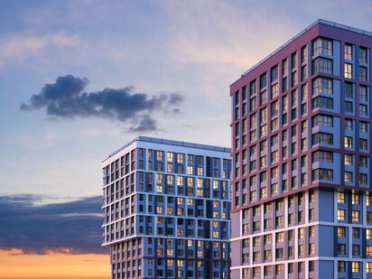 Вид корпуса Жилой квартал «Кутузов Град»|Новострой-М