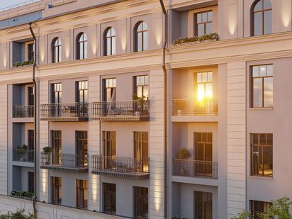 Фасад Дом «Чистые Пруды»|Новострой-М