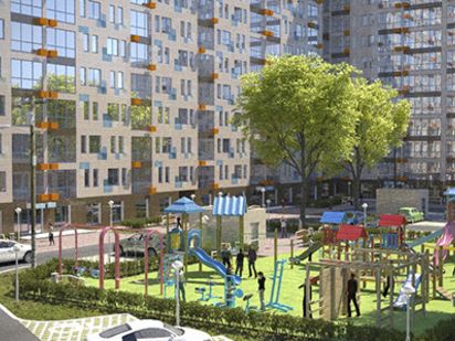 Спортивный уголок на территории ЖК. ЖК «Ивантеевка 2020»|Новострой-М