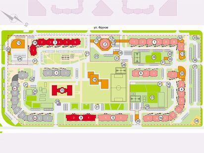 Генеральный план ЖК «Финский»|Новострой-М