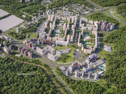 Генеральный план Город-парк «Первый Московский»|Новострой-М