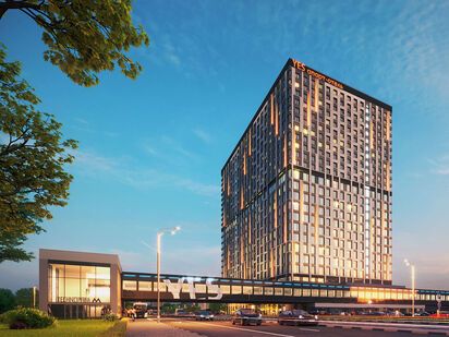 Из ближайшей станции метро «Технопарк» есть выход прямо в здание комплекса.