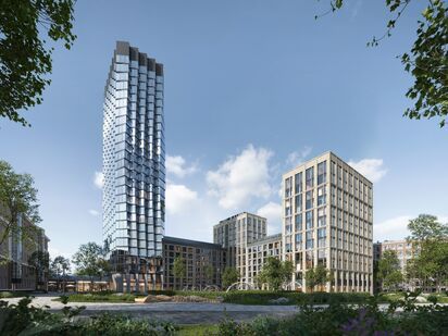 Общий вид ЖК «Монблан»|Новострой-М