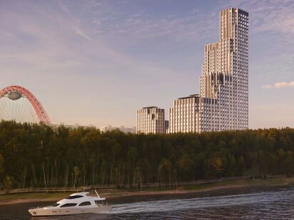 Вид корпуса. Клубный квартал «Крылатская 33»|Новострой-М