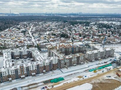 Аэрофотосъемка от 10.03.2023 ЖК «Императорские Мытищи»|Новострой-М