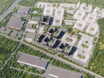 Генплан. Общий вид. ЖК «Публицист»|Новострой-М