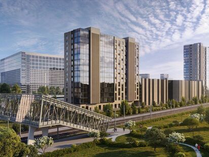 Общий вид на комплекс. МФК DIUS (Диус)|Новострой-М