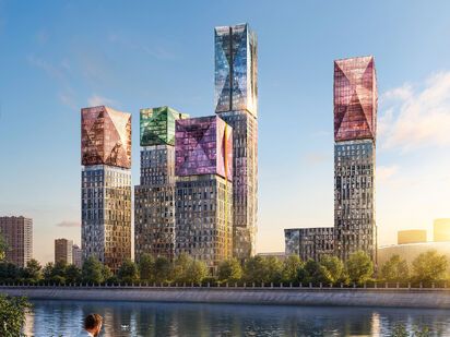 Благоустроенная набережная у Москвы-реки. ЖК «Сезар Силика»|Новострой-М