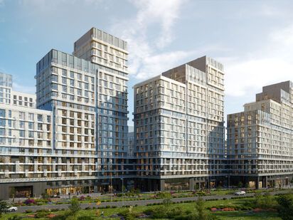 Комплекс состоит из двух многосекционных корпусов. ЖК «Детали»|Новострой-М