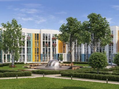 Вид корпуса Жилой дом «Ирландская ул., д. 4, к. 1, 2»|Новострой-М