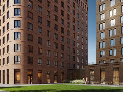 В первом этапе планируется возведение 5 живых корпусов переменной этажности: от 9 до 45 этажей Левел Нижегородская|Новострой-М