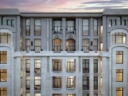 Фасады из натурального камня ЖК «Дом Франка»|Новострой-М