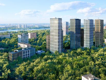 Общий вид на ЖК ЖК «Фестиваль Парк-2»|Новострой-М