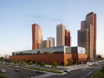 Комплекс включает в себя шесть башен-небоскребов переменной высотности от 24 до 43 этажей ЖК «НАЗАРÉ» («Мангазея в Богородском»)|Новострой-М