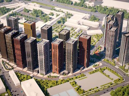 Генеральный план ЖК «Метрополия»|Новострой-М