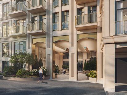 Фасад. Клубный дом «Обыденский №1»|Новострой-М