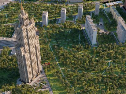 Генеральный план ЖК «Высотка на Жукова»|Новострой-М