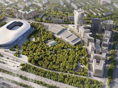 Расположен в престижном районе Аэропорт