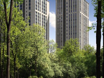 Высотные башни жилого комплекса. ЖК «ОМ»|Новострой-М