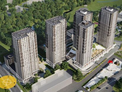 Генеральный план ЖК TopHILLS (ТопХиллс)|Новострой-М