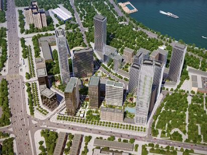 Генеральный план ЖК «Первый Нагатинский»|Новострой-М