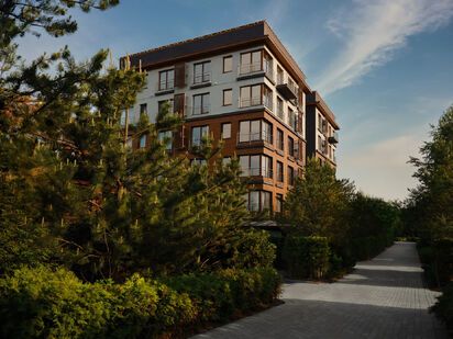 Вид корпуса ЖК Vnukovo Country Club (Внуково Кантри Клаб)|Новострой-М