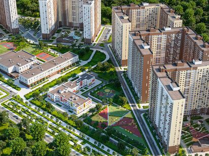 Генеральный план ЖК «1-й Лермонтовский»|Новострой-М