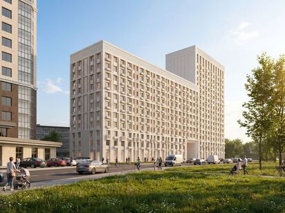 Архитектура выдержана в современном стиле. ЖК «Авиатор-2» (Наро-Фоминск)|Новострой-М