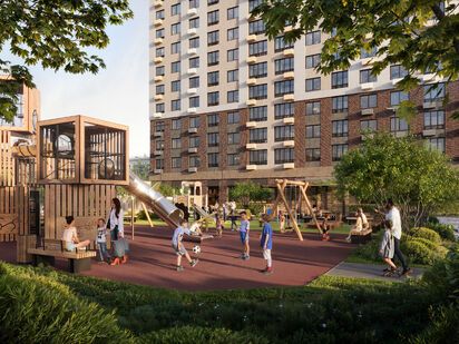 Игровая зона для детей. ЖК «Сердце Лыткарино»|Новострой-М