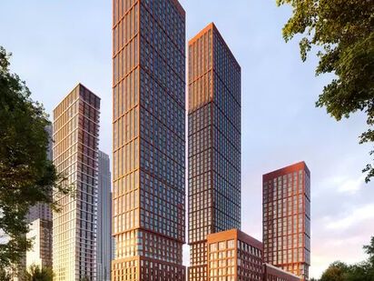 Проект башен SET.2 разработан бюро Kleinewelt Architekten ЖК SET (СЕТ)|Новострой-М