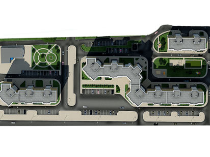 Генеральный план комплекса. ЖК «Высокий берег»|Новострой-М