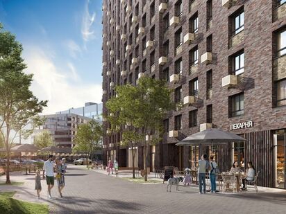 Первые этажи будут отданы под коммерцию. «Тропарево Парк»|Новострой-М