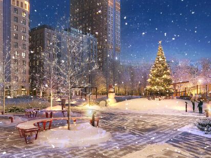 Элементы благоустройства территории Level Нижегородская|Новострой-М