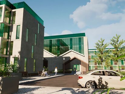 Высота корпусов в ЖК - 4 этажа. ЖК «Горки Марусино»|Новострой-М