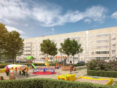 Благоустройство территории. ЖК «Дружный»|Новострой-М