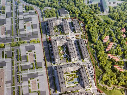 Корпус 9 на генеральном плане проекта ЖК «Коллекция»|Новострой-М