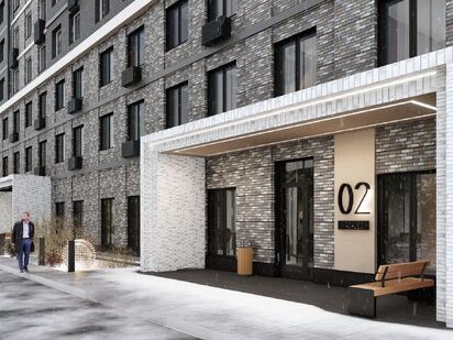 Входная группа. ЖК «Портал»|Новострой-М