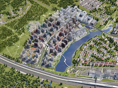 Генеральный план. Жилой квартал «Прокшино»|Новострой-М