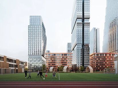 Вид корпуса. ЖК «Акценты»|Новострой-М