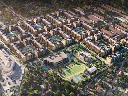 Генеральный план. ЖК «Зеленый Оазис-Город»|Новострой-М